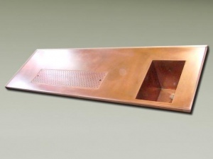 piani cucina inox
